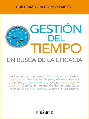 Gestión del tiempo - ebook